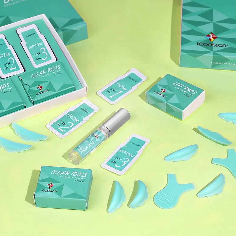 ICONSIGN Green Lash Lift Kit — Natural Curl & Volume