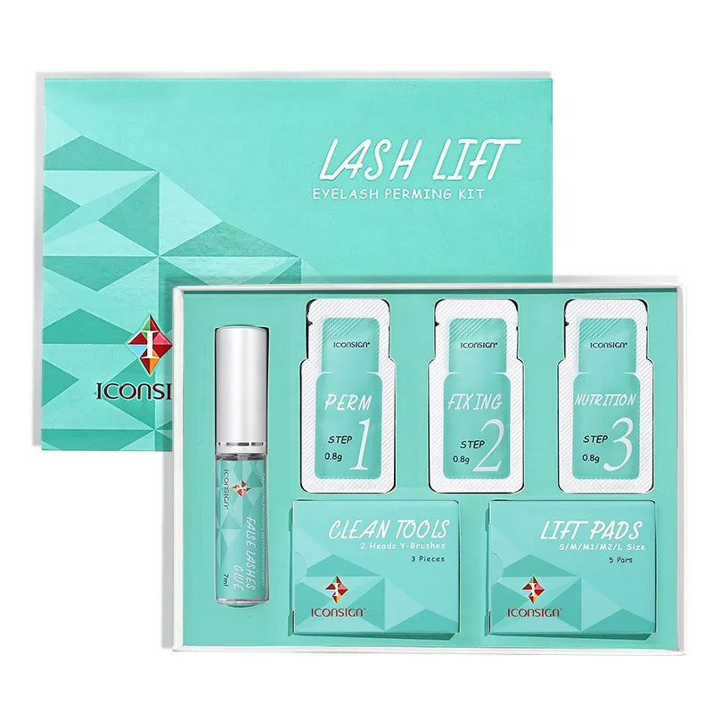 ICONSIGN Green Lash Lift Kit — Natural Curl & Volume