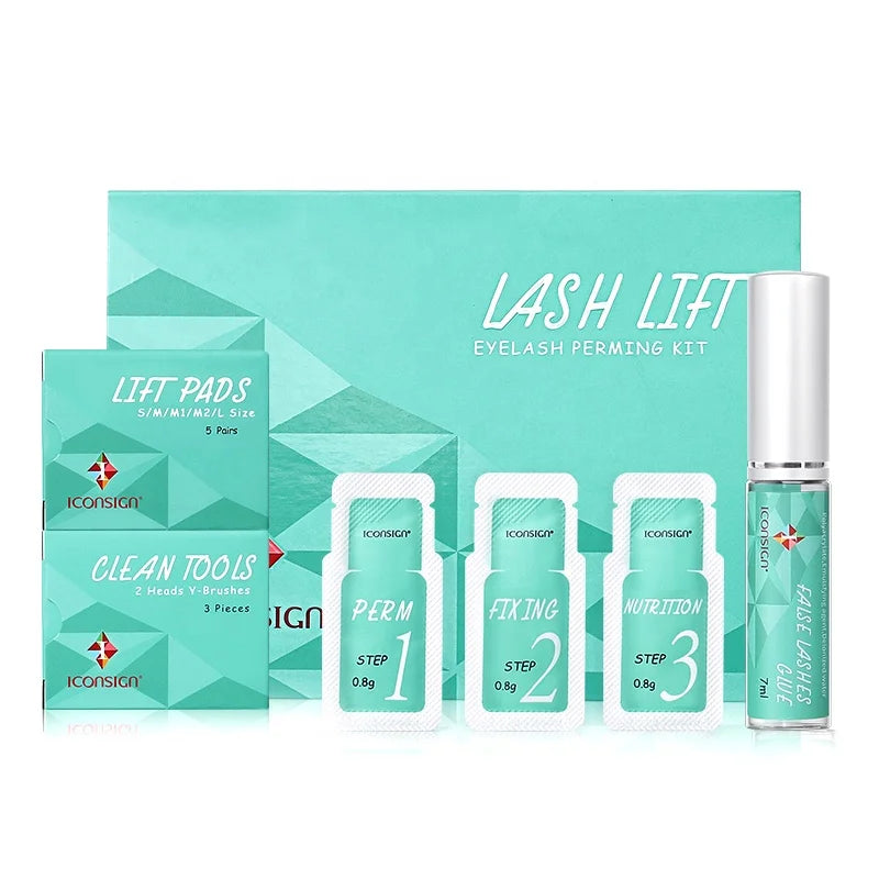 ICONSIGN Green Lash Lift Kit — Natural Curl & Volume