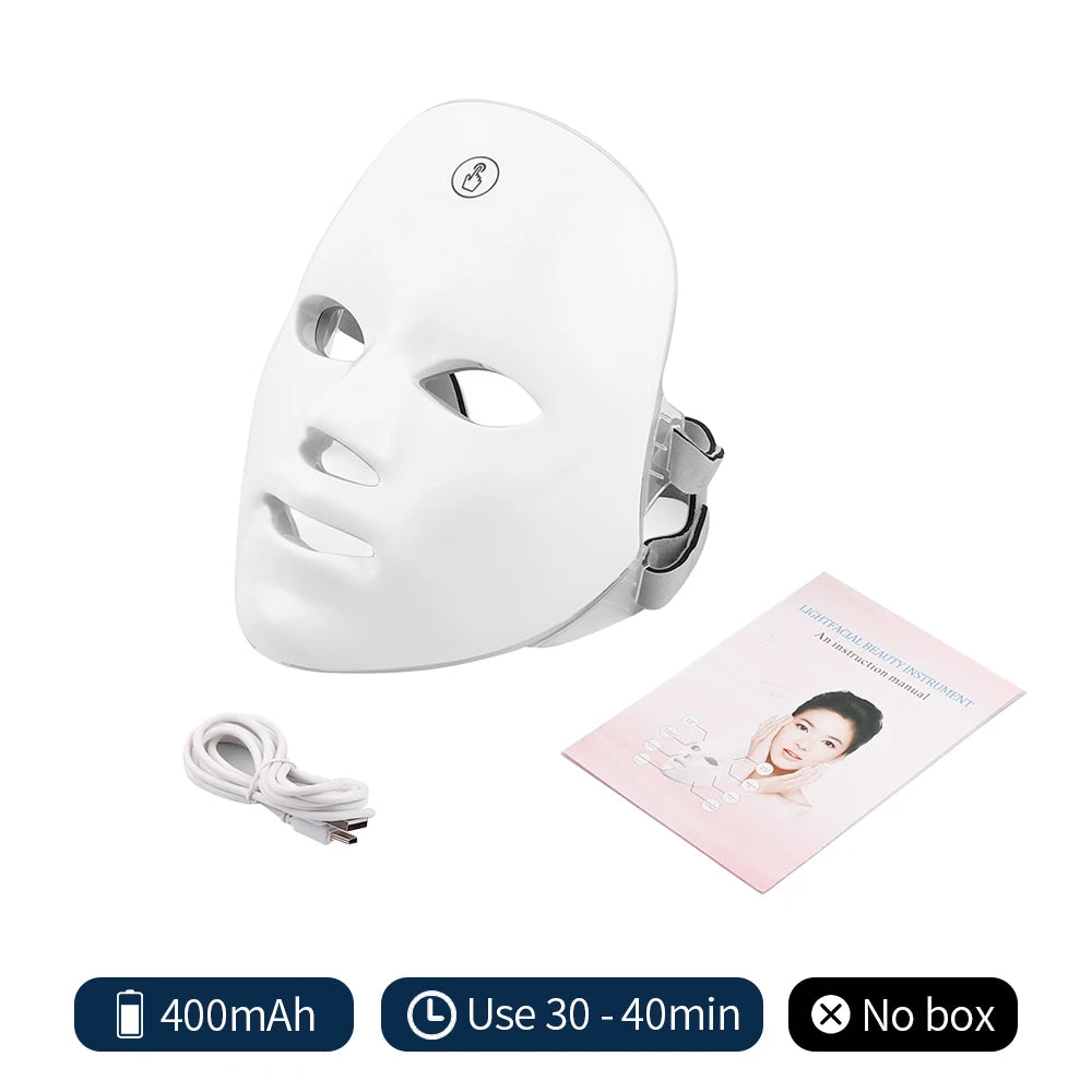 7-Color LED Facial Mask — Skin Rejuvenation & Anti-Aging