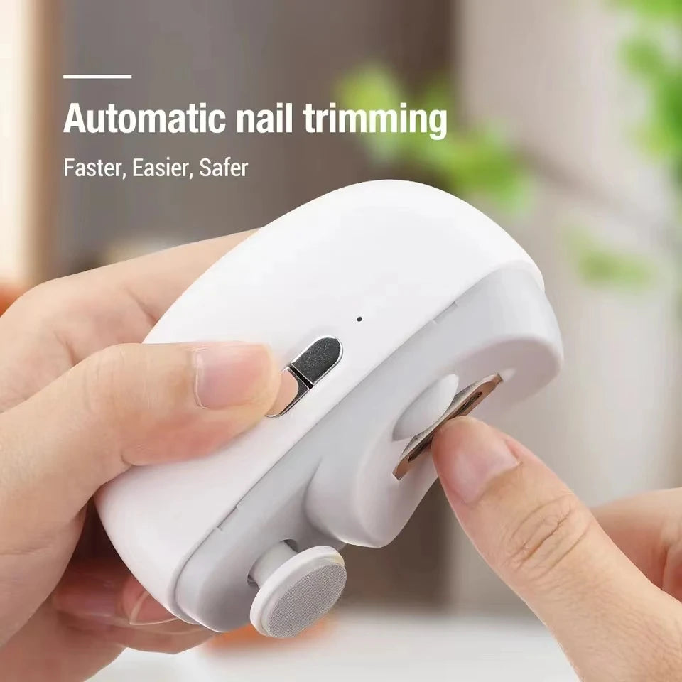 Electric Nail Clipper 3-in-1 — Automatic Trimming, Grinding & Polishing