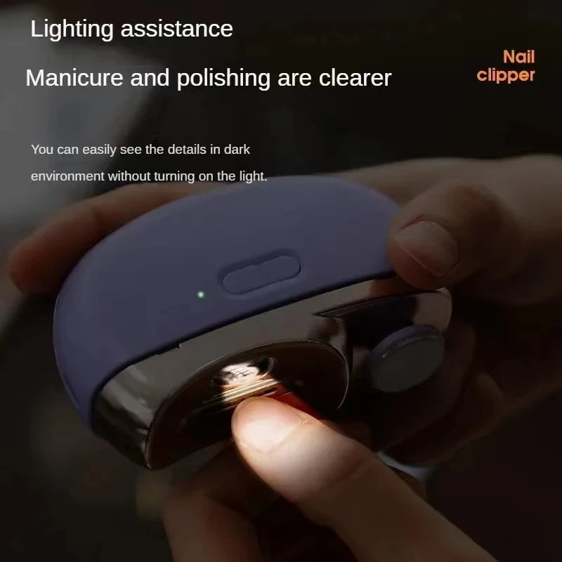 Electric Nail Clipper 3-in-1 — Automatic Trimming, Grinding & Polishing