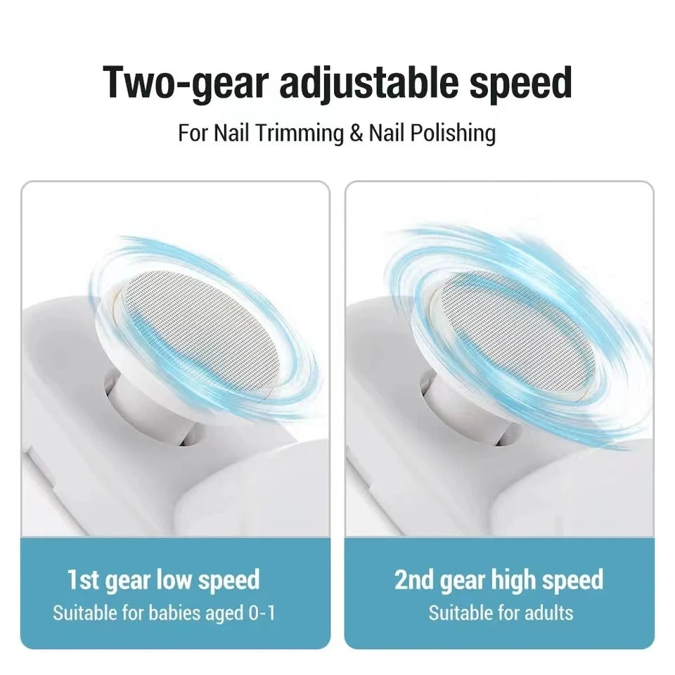 Electric Nail Clipper 3-in-1 — Automatic Trimming, Grinding & Polishing