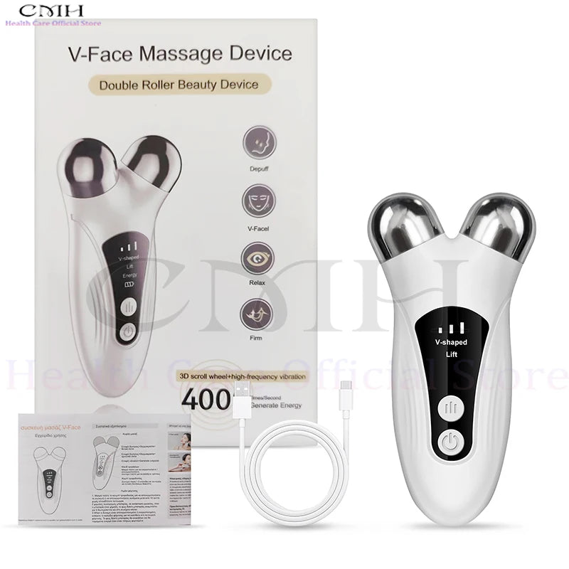 EMS Face Sculpt Roller — 5 in 1 Microcurrent Lifting Massager